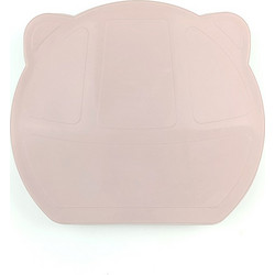 BabyCloud Καπάκι για Πιάτο Φαγητού Bear Light Pink