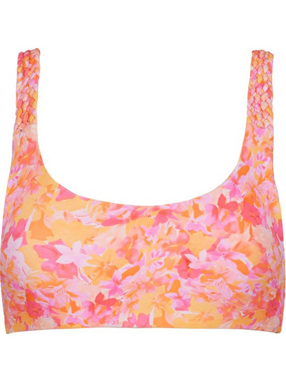 Solano Ananda Bikini Top Μπουστάκι Floral Ροζ 1484