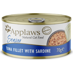 Applaws Cat Senior Jelly Tuna & Sardines 70gr
