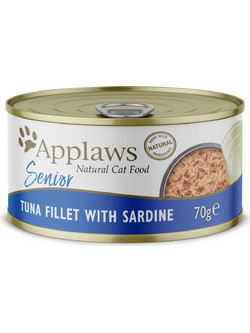 Applaws Cat Senior Jelly Tuna & Sardines 70gr