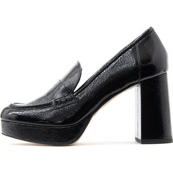 PATENT LEATHER HIGH HEEL LOAFERS WOMEN MOURTZI