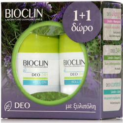 Bioclin Xylitol Αποσμητικό Roll On 24h Χωρίς Αλουμίνιο 2x50ml