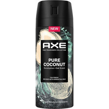 AXE Pure Coconut Ανδρικό Αποσμητικό Spray 72h Χωρίς Αλουμίνιο 150ml