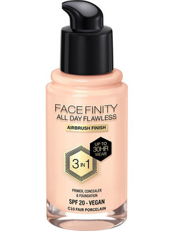Max Factor Face Finity All Day Flawless Liquid Make Up SPF20 C10 30ml