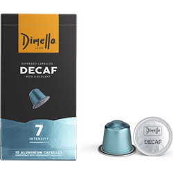 Dimello Κάψουλες Espresso Decaf Συμβατές με Μηχανή Nespresso 10τμχ