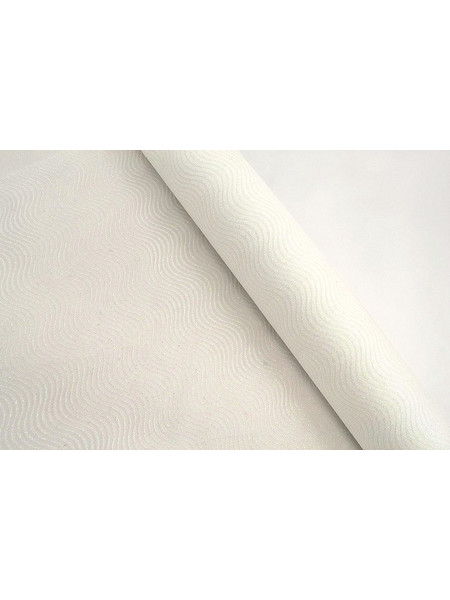 Ύφασμα Fabric Wavy Glitter λευκό - ιριζέ 9 m