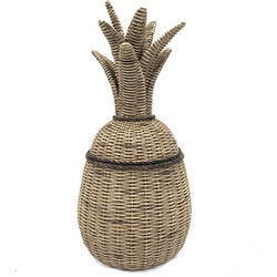 Zaros Διακοσμητική Φοντανιέρα Ανανάς Polyresin Natural 12x25 Εκ. HE356