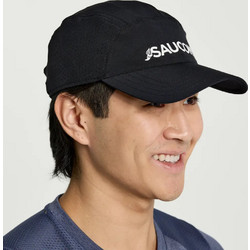 Saucony Ανδρικό Καπέλο Jockey Υφασμάτινο Μαύρο SAU800040-BK