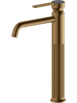 Armando Vicario Lumiere Μπαταρία Νιπτήρος Υψηλή με βαλβίδα clic-clac Antique Brass 516041-221