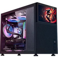 Armaggeddon Tessaraxx Corevision Black Gaming Midi Tower Κουτί Υπολογιστή με Πλαϊνό Παράθυρο