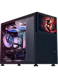 Armaggeddon Tessaraxx Corevision Black Gaming Midi Tower Κουτί Υπολογιστή με Πλαϊνό Παράθυρο