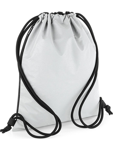 BagBase BG137 Τσάντα Πλάτης Γυμναστηρίου Ασημί