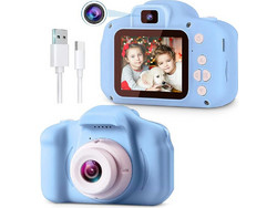 Compact Παιδική Φωτογραφική Μηχανή 10MP με Οθόνη 2 και Παιχνίδια Γαλάζιο ForHome 028098 - For Home