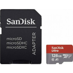 Sandisk Ultra microSDXC 128GB Class 10 U1 UHS-I A1 140MB/s + Adapter