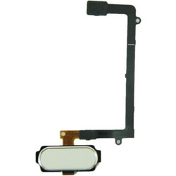 For Galaxy S6 edge / G925 Home Button Flex Cable with Fingerprint Identification(White) (OEM)