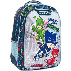 Must Pj Masks Anyone Can Be Hero Σχολική Τσάντα Πλάτης Δημοτικού Μπλε 484271