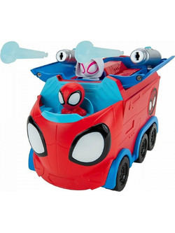 Jazwares Spidey & His Amazing Friends Εκτοξευτής με 3 Φιγούρες Σετ Φιγούρες Δράσης για 3+ Ετών JWS00081