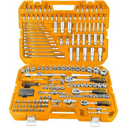Εργαλεία Χειρός και Καρυδάκια 1/4" - 1/2" - 3/8" Σετ 216 τεμ. HKTHP22161