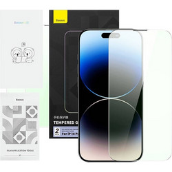 Baseus Crystal Privacy Tempered Glass (iPhone 14 Pro)