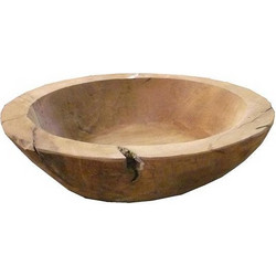 Μπωλ διακοσμητικό Nextdeco Tribeca ανακυκλωμένο ξύλο teak O39x11εκ