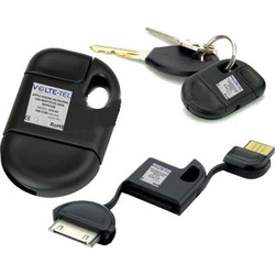 VOLTE-TEL APPLE IPHONE 30-PIN 4G/4S USB ΦΟΡΤΙΣΤΗΣ-DATA ΜΠΡΕΛΟΚ VCD-04 BLACK