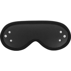 Μαύρη Δερμάτινη Μάσκα Ματιών - Coquette Chic Desire Fantasy Vegan Leather Blind Mask Black