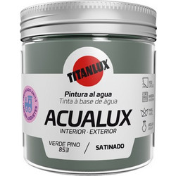 TITANLUX ACUALUX SATIN Σατινέ Χρώμα Νερού Verde Pino 853 75ml