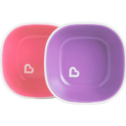 Munchkin Splash Bowls Λιλά Ροζ 2τμχ