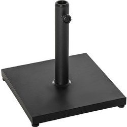 Βάση ομπρέλας Outsunny 13kg σε τσιμέντο με γυαλιστερό φινίρισμα, 40x40x43cm, Μαύρο 84D-042