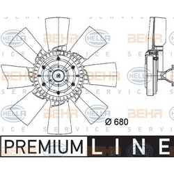 Hella Βεντιλατέρ, Ψύξη Κινητήρα - 8MV 376 728-391
