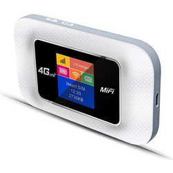 D921 4G Portable Plug-In Card Router Support Malay MOD Modem Portable WIFI Wireless Hotspot(White) (OEM)