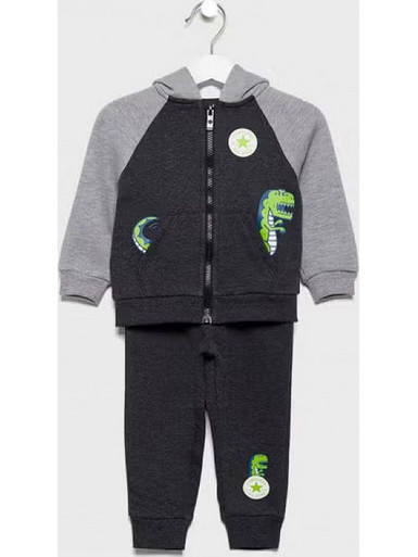 CNVB COLORBLOCK DINO SET BLACK HEATHER