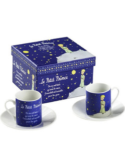 Enesco Σετ με 2 Μικρές Κούπες Le Petit Prince Nuit Etoilee