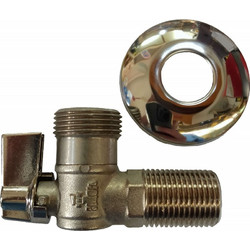 Viospiral BIANCHI ΓΩΝΙΑΚΟΣ ΔΙΑΚΟΠΤΗΣ 1/2"x3/4" 04-04001