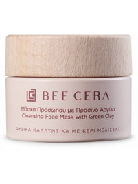 Bee Cera Green Clay Κρεμώδης Μάσκα Προσώπου με Άργιλο 50ml