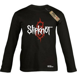 Takeposition Slipknot Logo Παιδικό T-Shirt Μακρυμάνικο Μαύρο 814-7718-02