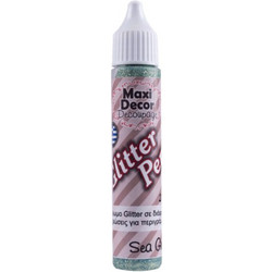 MAXI DECOR GLITTER PEN GREEN 28 ml