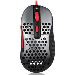Motospeed N1 Ενσύρματο Gaming Ποντίκι 6400 DPI Silver Red
