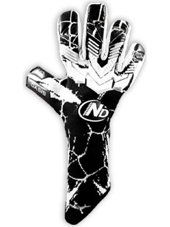 ND Gloves Oasis Γάντια Τερματοφύλακα Μαύρα Άσπρα 2005435