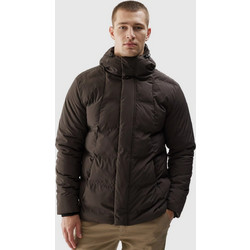 4F Ανδρικό Μπουφάν Χειμωνιάτικο Puffer Καφέ 4FAW23TDJAM249-43S