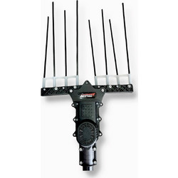 Geotec GTOB-1200 Ελαιοραβδιστικό Μπαταρίας Χτένα 750W 12V με Κοντάρι Carbon 3m 2.3kg