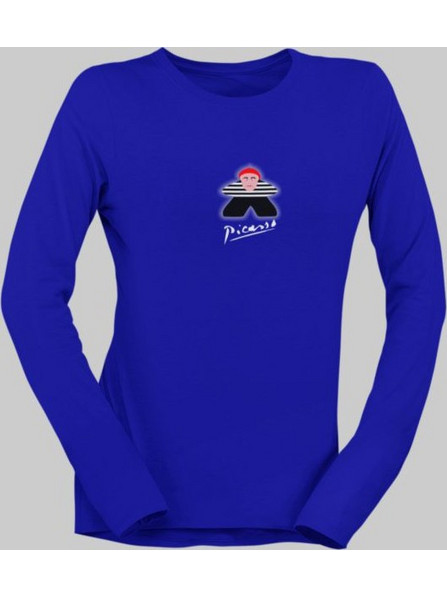 Picasso Meeple μακρυμάνικο W T-shirt - ULTRAMARINE