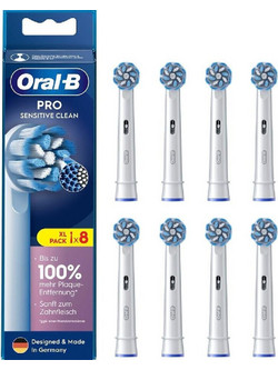 Oral-B Pro Sensitive Clean Ανταλλακτικές Κεφαλές 8τμχ
