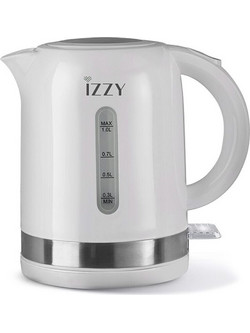 Izzy Comfort IZ-3013 Ανοξείδωτος Βραστήρας 1lt 1500W Λευκός
