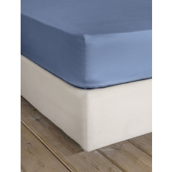Nima Σεντόνι Μονό 160x260 Superior Satin Shadow Blue