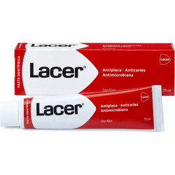Lacer Antiplaca Οδοντόκρεμα κατά της Πλάκας 75ml