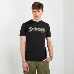 Schott M Courtes Grand Logo T-Shirt (TS LOGO)