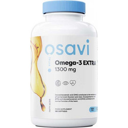Osavi Omega-3 Extra Lemon Ιχθυέλαιο 1300mg Λεμόνι 180 Μαλακές Κάψουλες