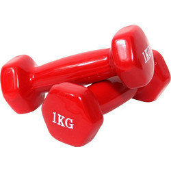 Mds 024-1 Σετ Βαράκια Εξάγωνα Βινυλίου 2x1kg