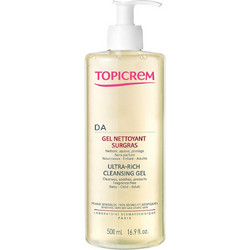 Topicrem DA Ultra Rich Cleansing Gel Αφρόλουτρο σε Gel για Ξηρό Δέρμα 500ml